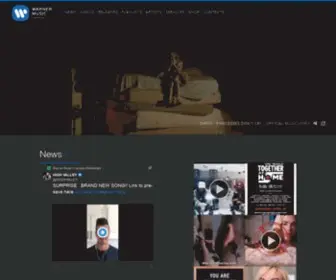Warnermusic.ca(Warner Music Canada) Screenshot