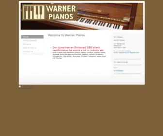 Warnerpianos.co.uk(Warner Pianos) Screenshot