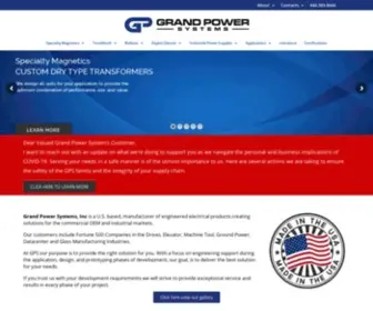 Warnerpower.com(Grand Power Systems) Screenshot