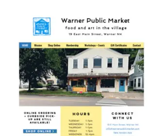 Warnerpublicmarket.com(Warner Public Market) Screenshot