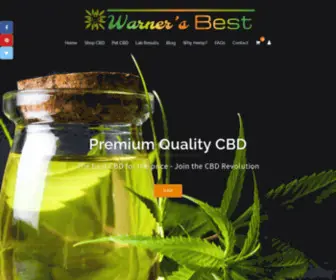 Warnersbest.com(Warner's Best CBD) Screenshot