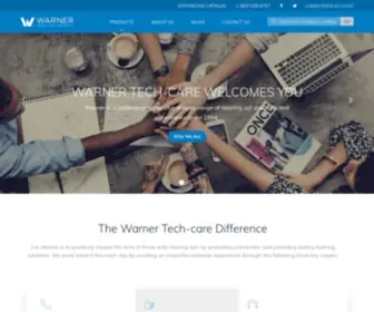 Warnertechcare.com(Warner Tech) Screenshot