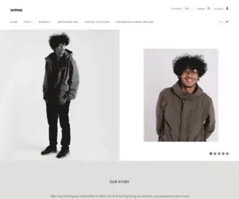 Warning-Clothing.com(Warning Clothing) Screenshot