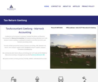 Warnockaccounting.com(Accountant Geelong) Screenshot