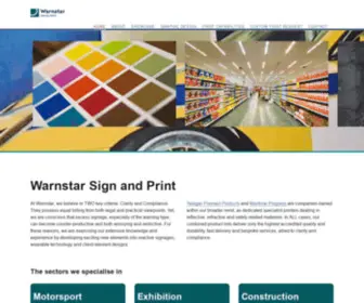 Warnstarsignandprint.com(Maritime Safety Signs) Screenshot