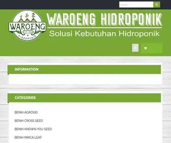 Waroenghidroponik.com(Suplier Kebutuhan Hidroponik) Screenshot