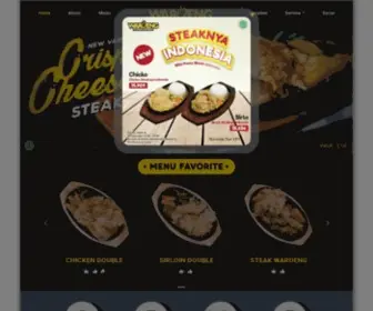 Waroengsteakandshake.com(Waroeng Steak & Shake) Screenshot