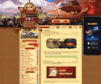 Warofdragons.es(Fantasy MMORPG) Screenshot