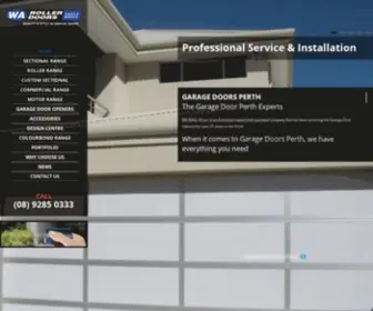 Warollerdoors.com.au(Garage Doors Perth) Screenshot