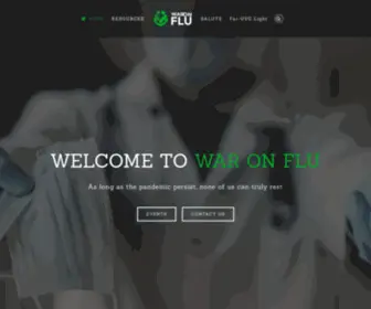 Waronflu.org(The War on FluWAR ON FLU) Screenshot