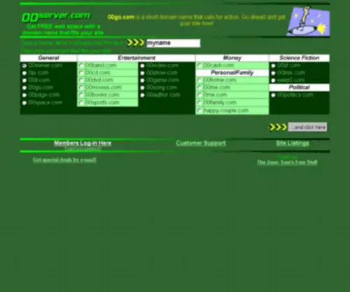 Warp0.com(The web host server with $0 setup fee and $0 monthly fee) Screenshot