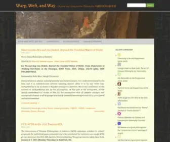 Warpweftandway.com(Warp, Weft, and Way) Screenshot