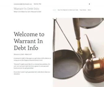 Warrant-IN-Debt.com(Warrant IN Debt) Screenshot