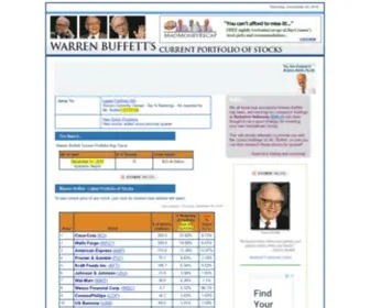 Warren-Buffett-Portfolio.com(Warren Buffett's Stock Portfolio) Screenshot