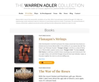 Warrenadler.com(The Warren Adler Collection) Screenshot