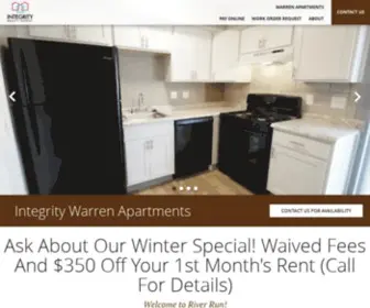 Warrenapartments.com(Integrity Warren Apartments) Screenshot