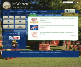 Warrenct.org(Town of Warren CT) Screenshot