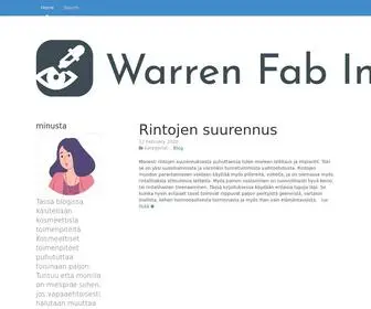 Warrenfabinc.com(Kosmeettiset toimenpieet ja niiden eri muodot) Screenshot