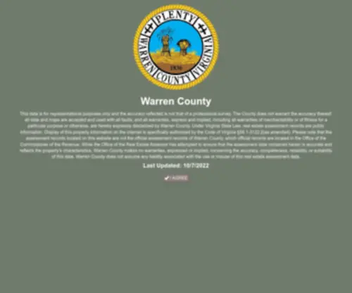 Warrengis.org(Warren web logistics) Screenshot