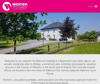 Warrenmccreery.ie(Warren McCreery Auctioneers) Screenshot