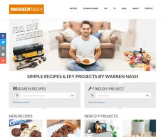 Warrennash.co.uk(Simple Recipes & DIY Projects from the UK) Screenshot