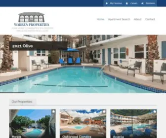 Warrenproperties.com(WARREN PROPERTIES) Screenshot