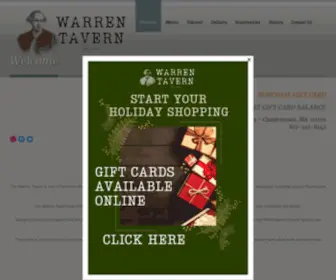 Warrentavern.com(A Historic Tavern in Charlestown) Screenshot