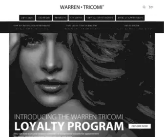 Warrentricomi.com(Warren Tricomi Salon) Screenshot