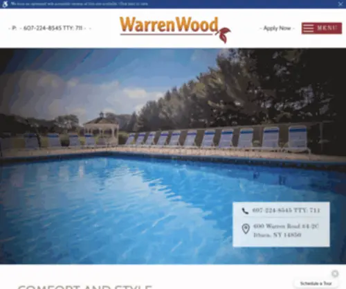 Warrenwoodapartments.com(Warren Wood Apartments) Screenshot