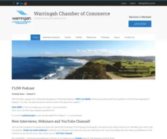 Warringahchamber.com.au(Energising Local B2B Opportunities) Screenshot