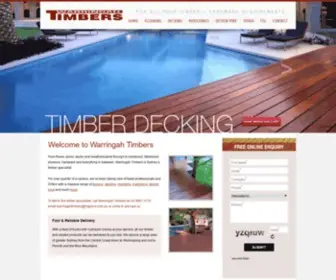 Warringahtimbers.com(Warringah Timbers) Screenshot