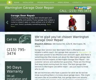 Warringtongaragedoorrepair.com(Warrington Garage Door Repair) Screenshot