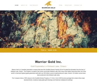 Warriorgoldinc.com(Warrior Gold Inc) Screenshot