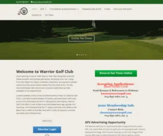Warriorgolf.com(Warriorgolf) Screenshot