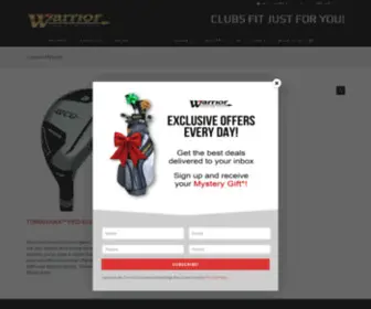 Warriorgolfhybrid.com(Custom Hybrids) Screenshot