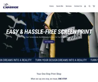 Warriorprintinghawaii.com(Warrior Printing) Screenshot