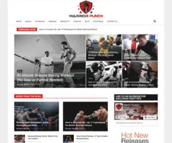 Warriorpunch.com(Warrior Punch) Screenshot