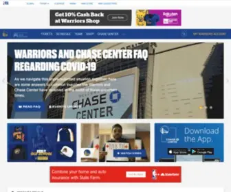 Warriors.com(Golden State Warriors) Screenshot
