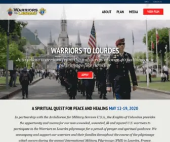 Warriorstolourdes.com(Warriorstolourdes) Screenshot