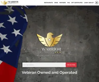 Warriorxpress.com(Ordering Food Delivery through Warrior Xpress) Screenshot