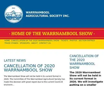 Warrnamboolshow.com.au(The Warrnambool Show) Screenshot