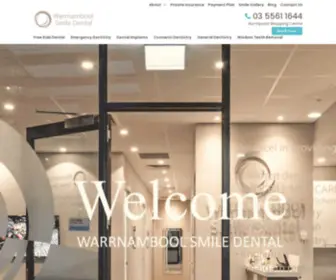 Warrnamboolsmile.com.au(Warrnambool Smile Dental) Screenshot