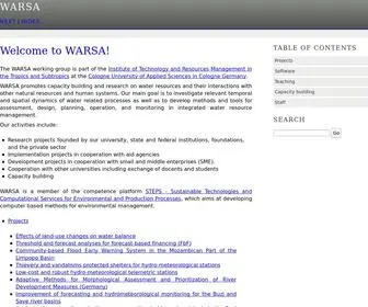 Warsa.de(WARSA) Screenshot