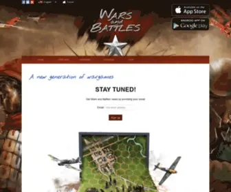 Warsandbattles.com(Wars and Battles) Screenshot