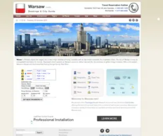 Warsaw.com(Local Travel Information and City Guide) Screenshot