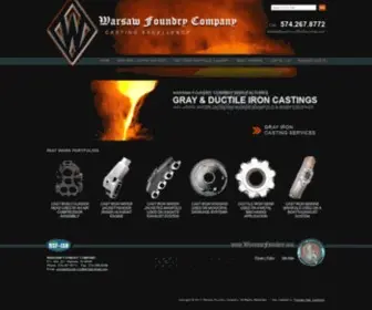 Warsawfoundry.com(Gray & Ductile Iron Casting Services) Screenshot