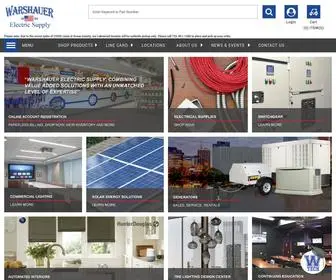 Warshauer.com(Warshauer Electric Supply) Screenshot
