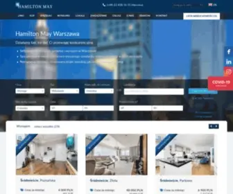 Warszawa-Nieruchomosci.com(Hamilton May Real Estate Company) Screenshot