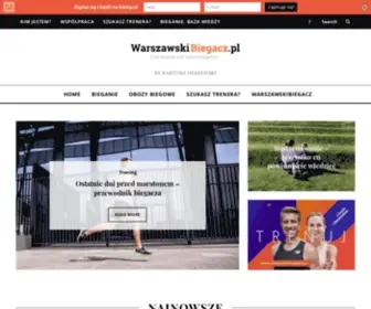 Warszawskibiegacz.pl(Coś) Screenshot