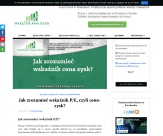 Warsztatanalityka.pl(Warsztat analityka) Screenshot